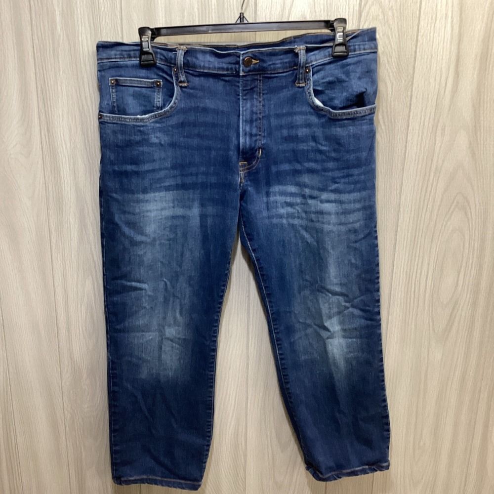 WRANGLER JEANS (Men's Size 38 x 29") Regular Fit Jeans Pockets Button Zip 44F